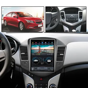 Pre Chevrolet CRUZE 2008-2012 PX6 4+64 G Tesla štýl Android 9.0 Auto Multimediálny Prehrávač GPS Navi Rádio stereo veľká obrazovka vedúci jednotky