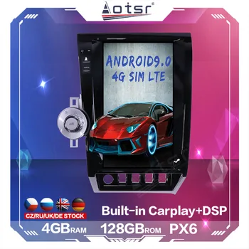 Pre Tundra Multimediálne Tesla Štýl PX6 Android 128 GB Pre Toyota Sequoia 2007+ autorádio Hráč Auto GPS Navigácie DSP Carplay 4G