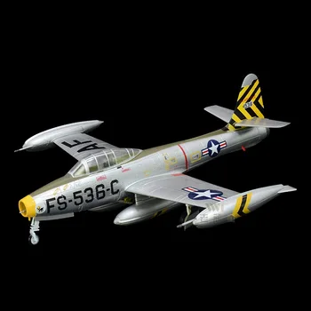 Predpripravené hobby zberateľskú lietadlá 1/72 Republiky, F-84 Thunderjet-stíhacie hotové plastové model