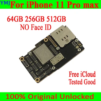 S/Withou Tvár ID Pre iPhone 11 Pro Max Doske 64GB/256 GB/512 gb diskom Pôvodné Odomknutý Čisté iCloud Pre iPhone 11 Pro Max MB