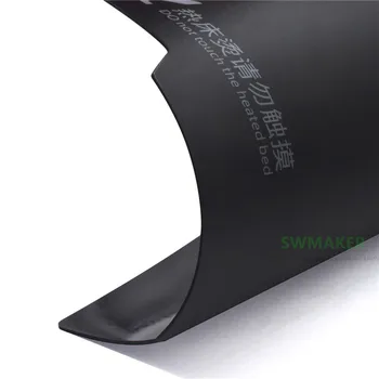 SWMAKER Magnetické Tlač Posteľ Pásky Flex Doska Námestie Tlačiť Nálepky Pásky 150/200/214/220/235/310 mm Anti deformácie okraji CHKO 3D Tlačiarne