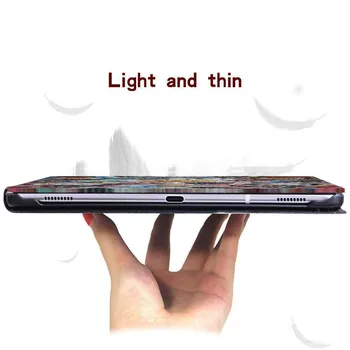 Slim Smart PU Kožený Ochranný obal Pre Samsung Galaxy Tab A A6 7.0 9.7 10.1 10.5 / E 9.6