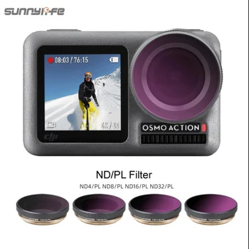 Sunnylife ND PL Nastaviteľné ŽÚ4-PL ND8-PL ND16 ND32 Objektív Filter Potápanie Filtre pre DJI OSMO Činnosti ND 4 8 16 32 PL Šport Fotoaparát