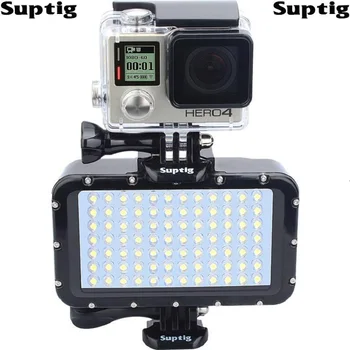 Suptig Vodotesný LED svetlo, Podvodná Svetla, Potápanie+Batériu Pre GoPro Hero 9 8 7 54 Relácie Xiao Yi Mijia 4K SJCAM SJ8 EKEN H9