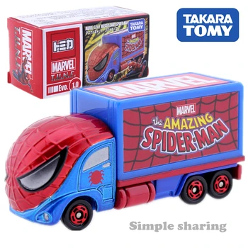 Takara Tomy PIXAR Disney, Marvel NALADIŤ Truck Model Auta Anime Obrázok Diecast Auto Hot Miniatúrne Deti Hračky Pop Magic Dieťa Čačky