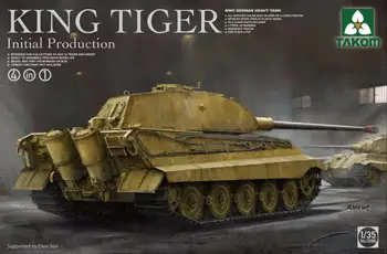Takom 1/35 2096 Nemecký Ťažký Tank King Tiger Počiatočnej Výroby