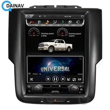 Telsa Štýl Android Auto Multimediálne DVD Prehrávač, GPS Navigáciu Pre Dodge RAM 1500 2016 2017 2018 Car Audio Stereo Rádio