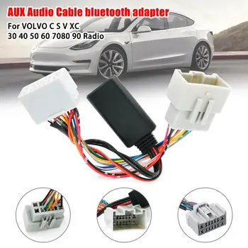 Top Predaj Car Audio Prijímač AUX IN Bluetooth Adaptér pre Volvo C30 C70, S40 S60, S70 V40 V50 V70 XC70 Prijímač, Adaptér