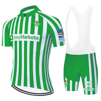 TÍM Zelená Betis camisa ciclismo cyklistické šortky vyhovovali športové 20D mens MTB Bicykel ropa ciclismo hombre verano 2020