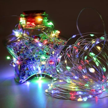 USB Aktivované Zvukom LED Hudba String Svetlo Vianočné Dekorácie pre Domov Strán LED Reťazec Svetlá Svetlá na Vianočný Stromček Navidad