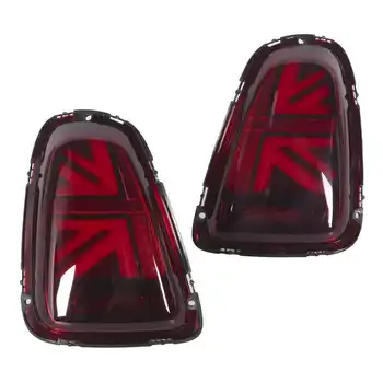 VLAND pre JCW Úniu Jack Full LED zadné Svetlá Red Objektív sa Hodí pre R56 R57 Vopred LCI 2007-2010 Interiéru Vozidla Svetlo