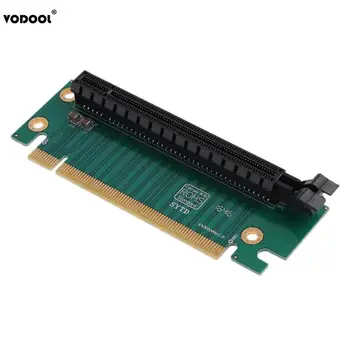 VODOOL PCI-E slot karty PCI Express 16X 90 Stupňov Adaptér Stúpačky Karty Pre 2U Počítač Prípade Podvozku PC Converter Rozširujúca Karta Komponentov