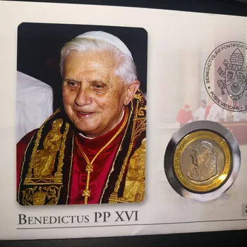 Vatikán mince Kardinál Bicolor Mince Tesnenie Origina Nie obehu Vydané v Nemecku
