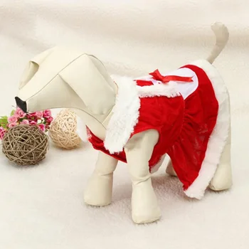 Vianočné Oblečenie pre psy, Pet Vesta Tričko Psa Zimné Šaty Teplý Kabát, Bundu Oblečenie Pre Malé Psy Šaty Chihuahua Yorkshire XXS-L