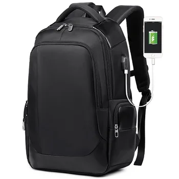 Vodotesný Batoh na notebook 15.6 15 14 palcový Business Batoh Anti theft USB Nabíjanie Cestovné Muži Späť pack taška 2019