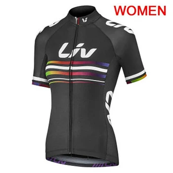 Vysoko Kvalitné Ženy cyklistika dres 2019 Pro Team racing oblečenie krátky rukáv MTB topy outdoorové športové oblečenie, cyklistické oblečenie Y050801