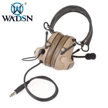 WADSN Comtac-II/C2 Zníženie Hluku Taktické Headset Z041 Slúchadlá Slúchadlá S U94 PTT Kábel Zapojte Z113 Pre Kenwood 2 Pin Rádio