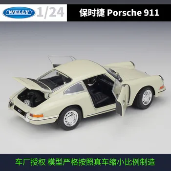 Well 1:24 Porsche 1964 Porsche 911 zliatiny modelu auta Diecasts & Hračky Zhromažďovať dary, Non-diaľkové ovládanie typ dopravy hračka