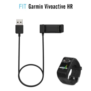YSAGi Vhodné pre Garmin Vivoactive HR Nabíjací Adaptér USB Prenosný Nabíjací Kábel, Náhradný Smart Hodinky Držiteľ