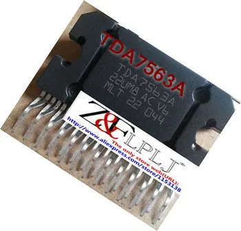 Zosilňovač autorádia TDA7563A TDA 7563A /4 x 50W multifunkčné quad zosilňovač s zabudovaná diagnostika featureNew Originál