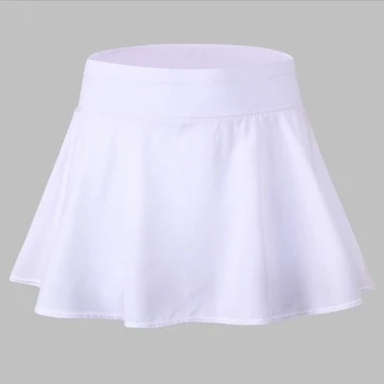 Ženy Móda Úsek Vysoký Pás Krátke Sukne Pevných farieb Tenis Beh Športové Mini Sukne pre Letné r d88